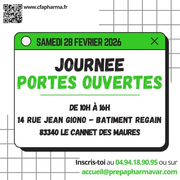 JPO Préparateur pharmacie