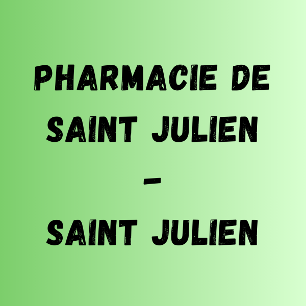 PHARMACIE SAINT JULIEN