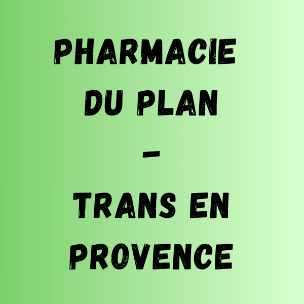 PHARMACIE DU PLAN