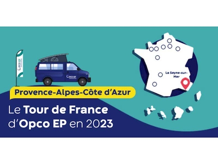 Retrouvez le CFA des préparateurs en pharmacie du Var au Tour de France de l'OPCO EP !